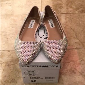 Steve Madden jeweled flats